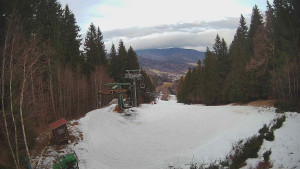 SKICENTRUM Miroslav Lipová Lázně - Výstupní stanice lanové dráhy - 12.2.2026 v 16:45