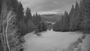 SKICENTRUM Miroslav Lipová Lázně - Výstupní stanice lanové dráhy - 12.2.2026 v 17:45