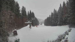 Výstupní stanice lanové dráhy