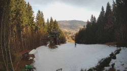 Výstupní stanice lanové dráhy