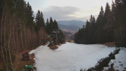 Výstupní stanice lanové dráhy