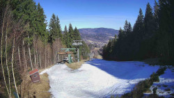 Výstupní stanice lanové dráhy