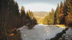 Výstupní stanice lanové dráhy