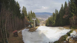 Výstupní stanice lanové dráhy