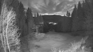 SKICENTRUM Miroslav Lipová Lázně - Výstupní stanice lanové dráhy - 13.3.2026 v 05:15