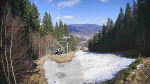 SKICENTRUM Miroslav Lipová Lázně - Výstupní stanice lanové dráhy - 13.3.2026 v 12:30