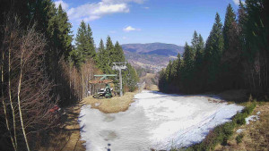 SKICENTRUM Miroslav Lipová Lázně - Výstupní stanice lanové dráhy - 13.3.2026 v 12:45