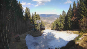 SKICENTRUM Miroslav Lipová Lázně - Výstupní stanice lanové dráhy - 13.3.2026 v 13:45