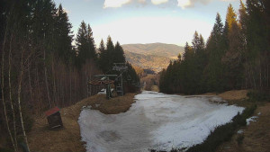 SKICENTRUM Miroslav Lipová Lázně - Výstupní stanice lanové dráhy - 13.3.2026 v 16:45