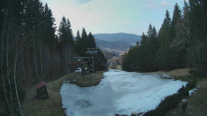 SKICENTRUM Miroslav Lipová Lázně - Výstupní stanice lanové dráhy - 13.3.2026 v 18:15