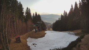 SKICENTRUM Miroslav Lipová Lázně - Výstupní stanice lanové dráhy - 20.3.2026 v 05:45