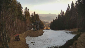 SKICENTRUM Miroslav Lipová Lázně - Výstupní stanice lanové dráhy - 20.3.2026 v 07:15