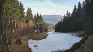 SKICENTRUM Miroslav Lipová Lázně - Výstupní stanice lanové dráhy - 20.3.2026 v 08:45