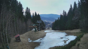 SKICENTRUM Miroslav Lipová Lázně - Výstupní stanice lanové dráhy - 25.3.2026 v 05:30