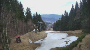 SKICENTRUM Miroslav Lipová Lázně - Výstupní stanice lanové dráhy - 25.3.2026 v 06:30