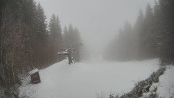 Výstupní stanice lanové dráhy