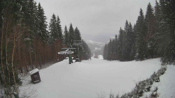 Výstupní stanice lanové dráhy