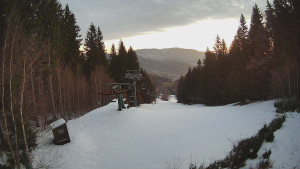 SKICENTRUM Miroslav Lipová Lázně - Výstupní stanice lanové dráhy - 2.4.2026 v 06:15