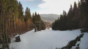 SKICENTRUM Miroslav Lipová Lázně - Výstupní stanice lanové dráhy - 2.4.2026 v 08:45
