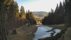 Výstupní stanice lanové dráhy