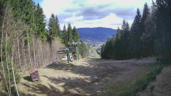 Výstupní stanice lanové dráhy