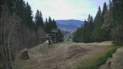 Výstupní stanice lanové dráhy