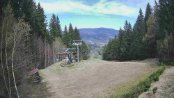 Výstupní stanice lanové dráhy