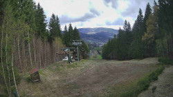 Výstupní stanice lanové dráhy