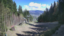 Výstupní stanice lanové dráhy