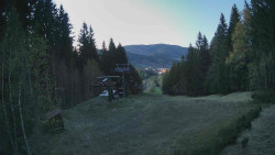 Výstupní stanice lanové dráhy