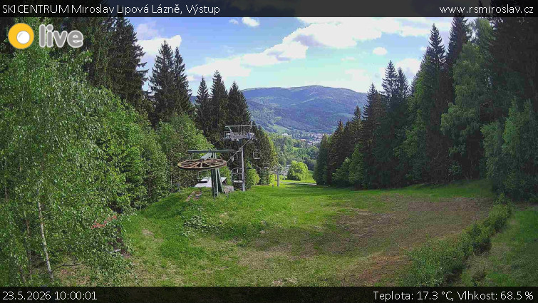 SKICENTRUM Miroslav Lipová Lázně - Výstupní stanice lanové dráhy - 23.5.2026 v 10:00