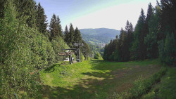 Výstupní stanice lanové dráhy