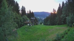 Výstupní stanice lanové dráhy