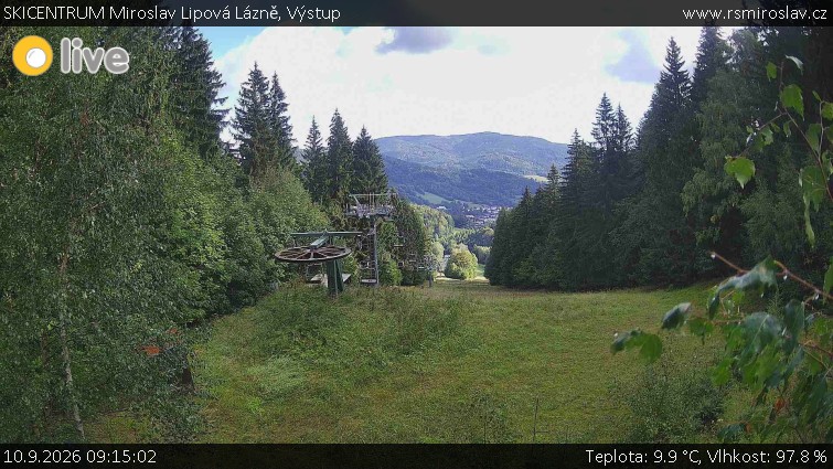 SKICENTRUM Miroslav Lipová Lázně - Výstupní stanice lanové dráhy - 10.9.2026 v 09:15