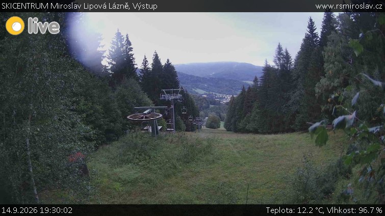 SKICENTRUM Miroslav Lipová Lázně - Výstupní stanice lanové dráhy - 14.9.2026 v 19:30