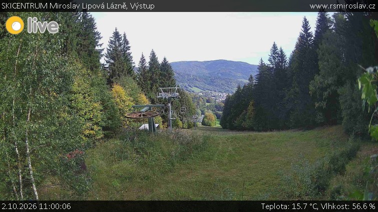 SKICENTRUM Miroslav Lipová Lázně - Výstupní stanice lanové dráhy - 2.10.2026 v 11:00