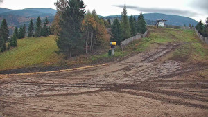 Ski areál Branná - Ski Branná - horní kamera - 14.10.2025 v 07:00