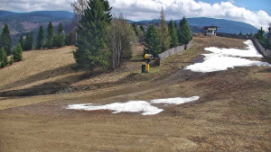 Ski areál Branná - Ski Branná - horní kamera - 5.4.2026 v 13:00