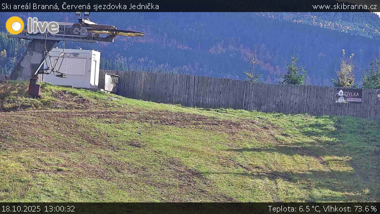 Ski areál Branná - Červená sjezdovka Jednička - 18.10.2025 v 13:00 Ski areál Branná - Červená sjezdovka Jednička - 18.10.2025 v 13:00