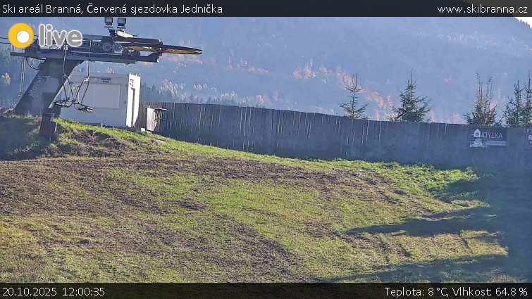 Ski areál Branná - Červená sjezdovka Jednička - 20.10.2025 v 12:00 Ski areál Branná - Červená sjezdovka Jednička - 20.10.2025 v 12:00