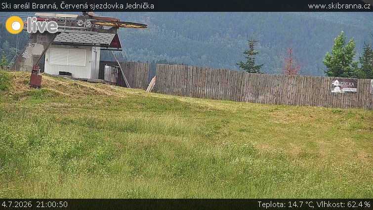 Ski areál Branná - Červená sjezdovka Jednička - 4.7.2026 v 21:00