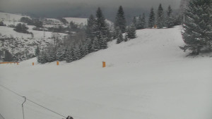 Ski areál Branná - Ski Branná - horní kamera - 1.1.2026 v 09:00
