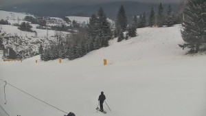 Ski areál Branná - Ski Branná - horní kamera - 1.1.2026 v 10:00