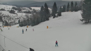 Ski areál Branná - Ski Branná - horní kamera - 1.1.2026 v 12:00