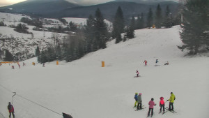Ski areál Branná - Ski Branná - horní kamera - 1.1.2026 v 15:00