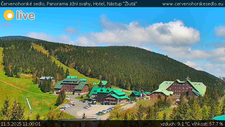 Červenohorské sedlo - Panorama Jižní svahy, Hotel, Nástup "Žlutá" - 11.5.2025 v 11:00 Červenohorské sedlo - Panorama Jižní svahy, Hotel, Nástup "Žlutá" - 11.5.2025 v 11:00