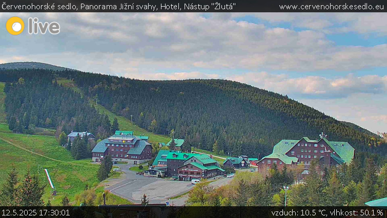Červenohorské sedlo - Panorama Jižní svahy, Hotel, Nástup "Žlutá" - 12.5.2025 v 17:30 Červenohorské sedlo - Panorama Jižní svahy, Hotel, Nástup "Žlutá" - 12.5.2025 v 17:30