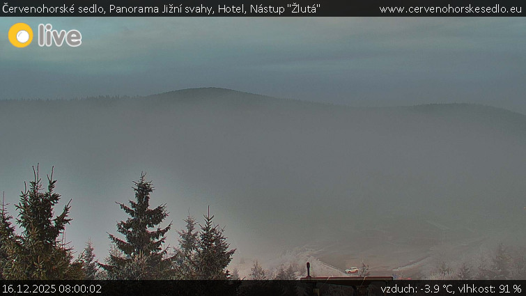 Červenohorské sedlo - Panorama Jižní svahy, Hotel, Nástup "Žlutá" - 16.12.2025 v 08:00