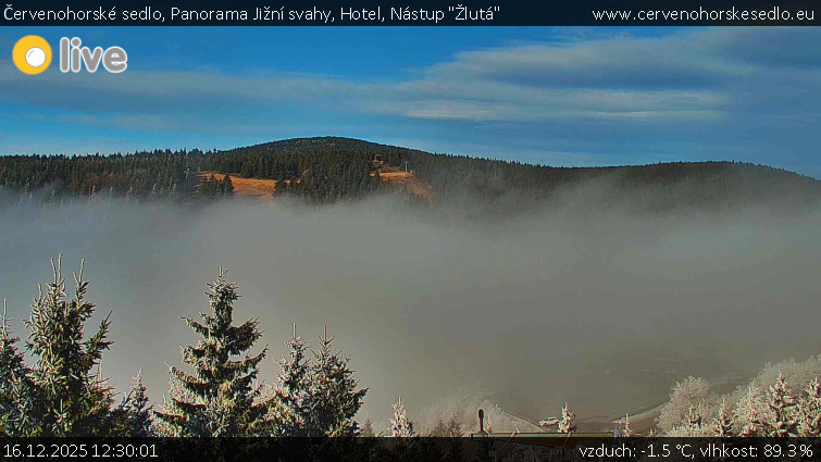 Červenohorské sedlo - Panorama Jižní svahy, Hotel, Nástup "Žlutá" - 16.12.2025 v 12:30