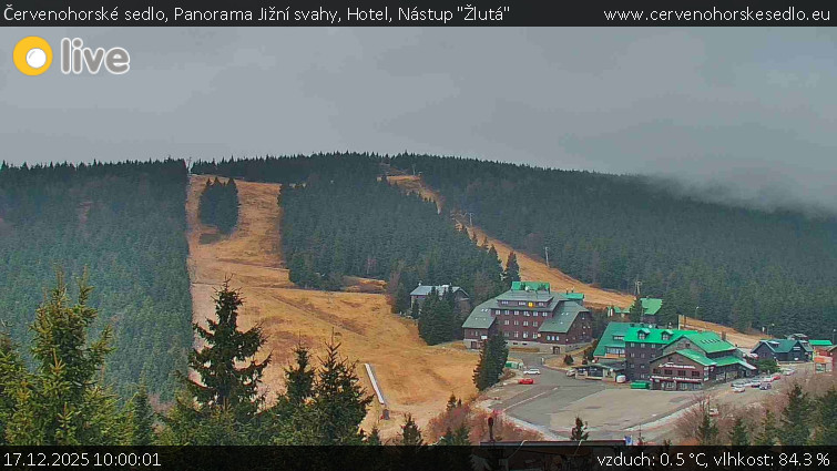 Červenohorské sedlo - Panorama Jižní svahy, Hotel, Nástup "Žlutá" - 17.12.2025 v 10:00